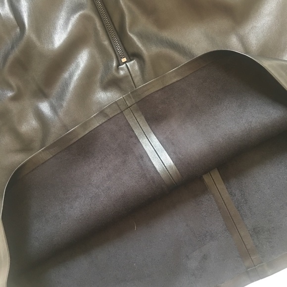 Vince camuto Black Faux-leather skirt - Picture 4 of 6